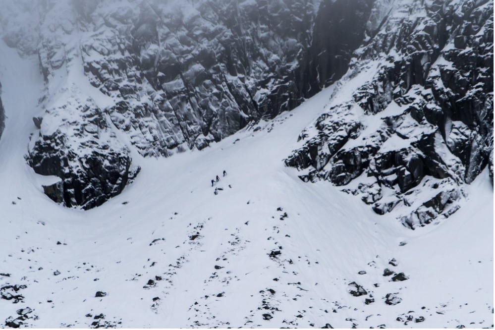 Approaching the Black Spout, January 2026 &copy; Jamie Vince